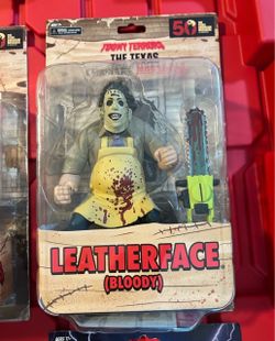 Toony Terrors Leatherface Bloody Action Figure