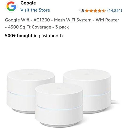Google Wifi Routers