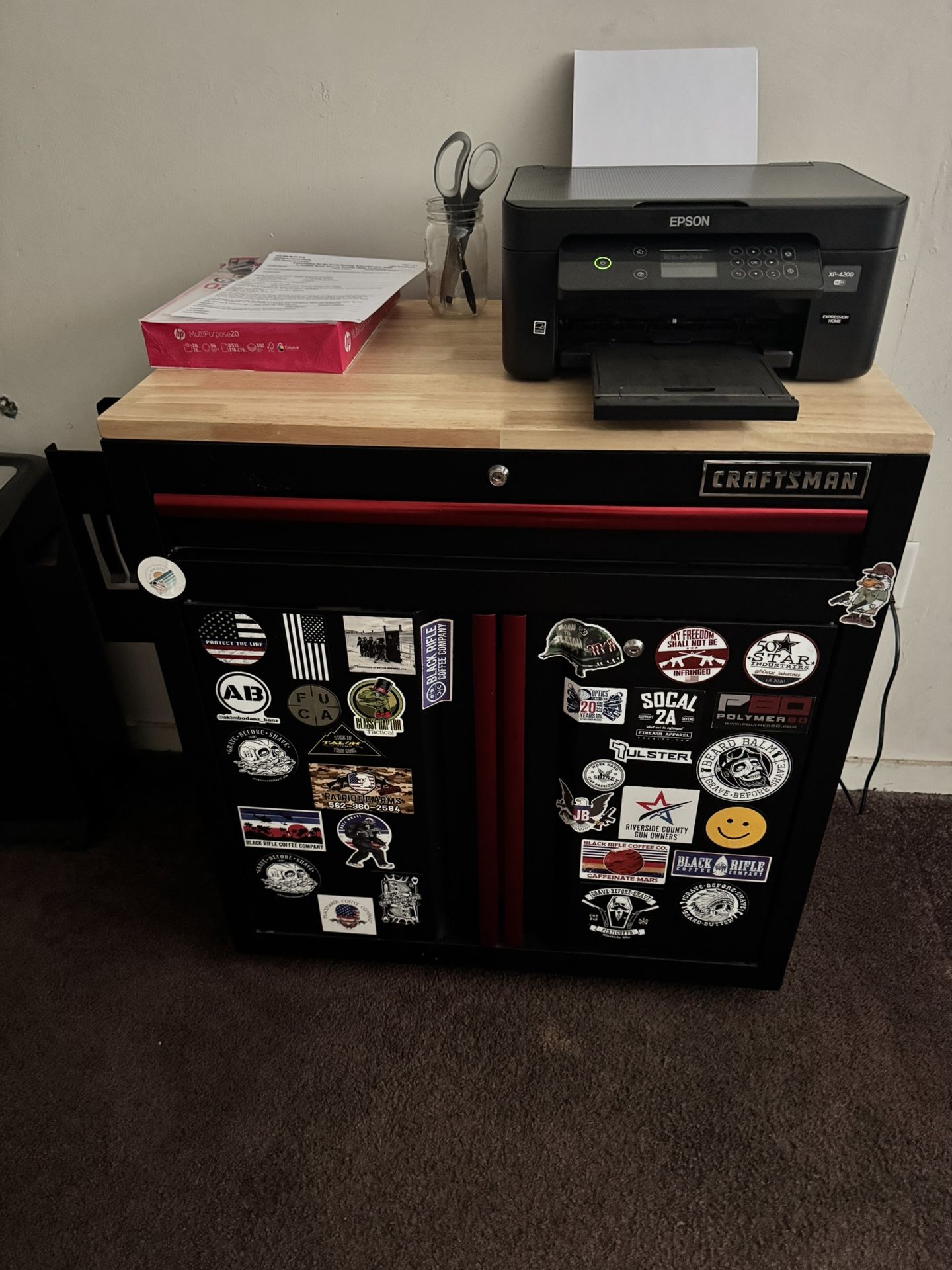 Work Bench Cabinet