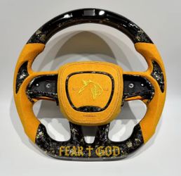 FEAR GOD Carbon Fiber Steering Wheel (Dodge)