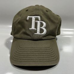 MLB Tampa Bay Rays ‘47 Brand Baseball Adjustable Hat Cap Green 