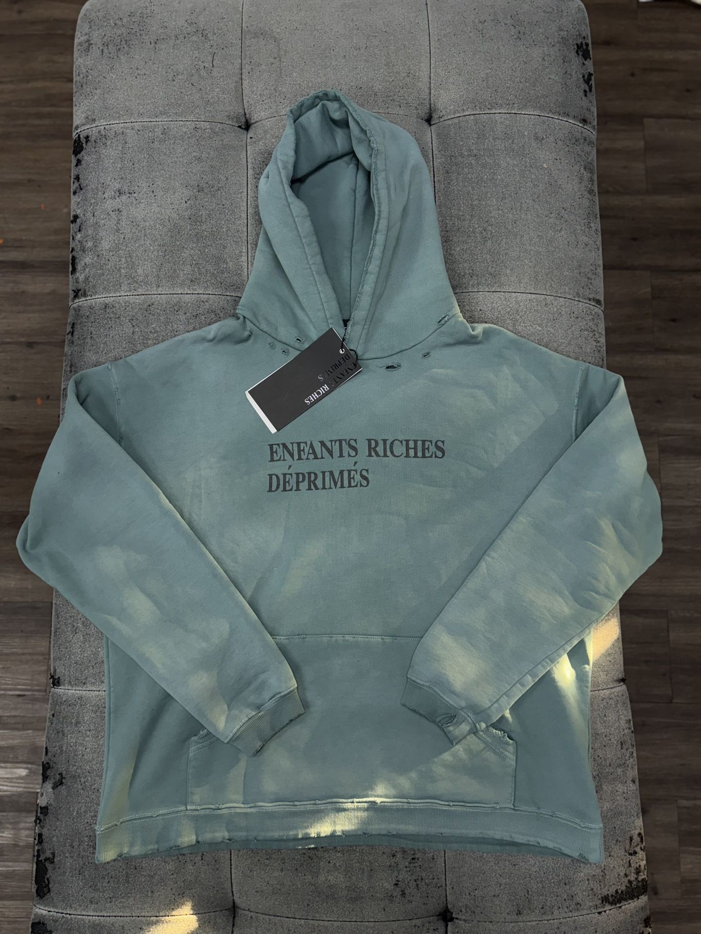 Enfants Riches Deprimes Classic Logo Blue Hoodie