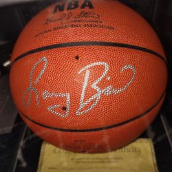 Official NBA Ball Signed Larry Bird 