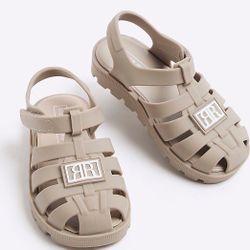 River Island Mini Boys Stone Jelly Gladiator Sandals