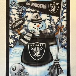 Raiders Winter Banner/ Flag