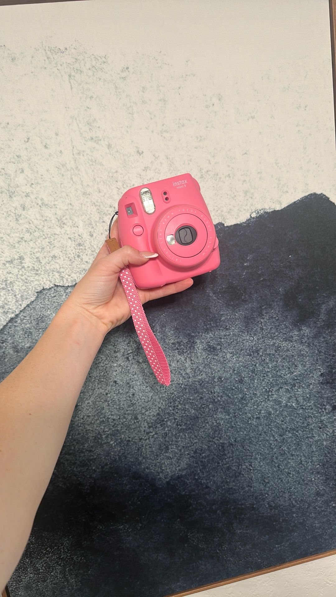 Fujifilm Instax Mini 9 Polaroid Camera Pink