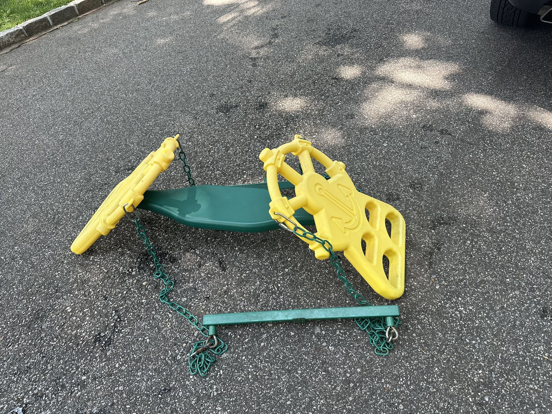 π Aquatic-Themed Swing Set Glider β Includes Hardware for Single Bar Use! π
