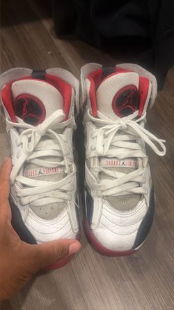 Air Jordan High-Top Sneakers White Red Navy