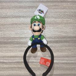 New Super Nintendo World Luigi Headband Universal Studios Hollywood Mario Bros