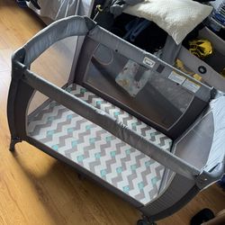 Baby Trend Pack And Play Bassinet Play Yard Crib