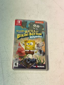 Nintendo Switch SpongeBob SquarePants Battle For The Bikini Bottom Remastered game