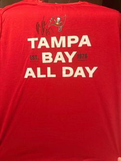 Bucs auto graph shirt - Rob Gronkowski #87
