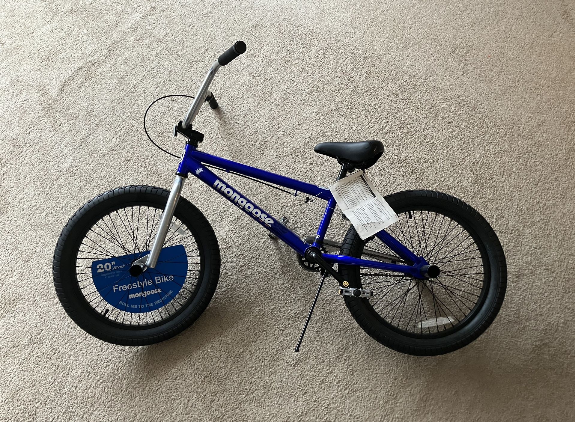 Brand new MONGOOSE INDEX 2.0 20" KIDS BMX FREESTYLE BIKE