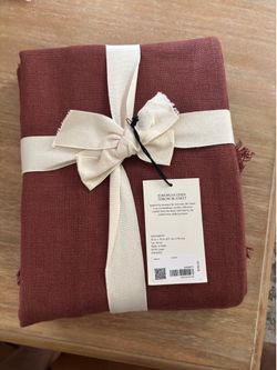 European linen blanket banana republic home