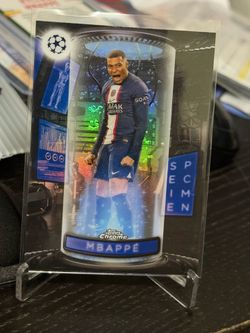 2022-23 Topps Chrome UEFA Club Kylian Mbappe Specimens