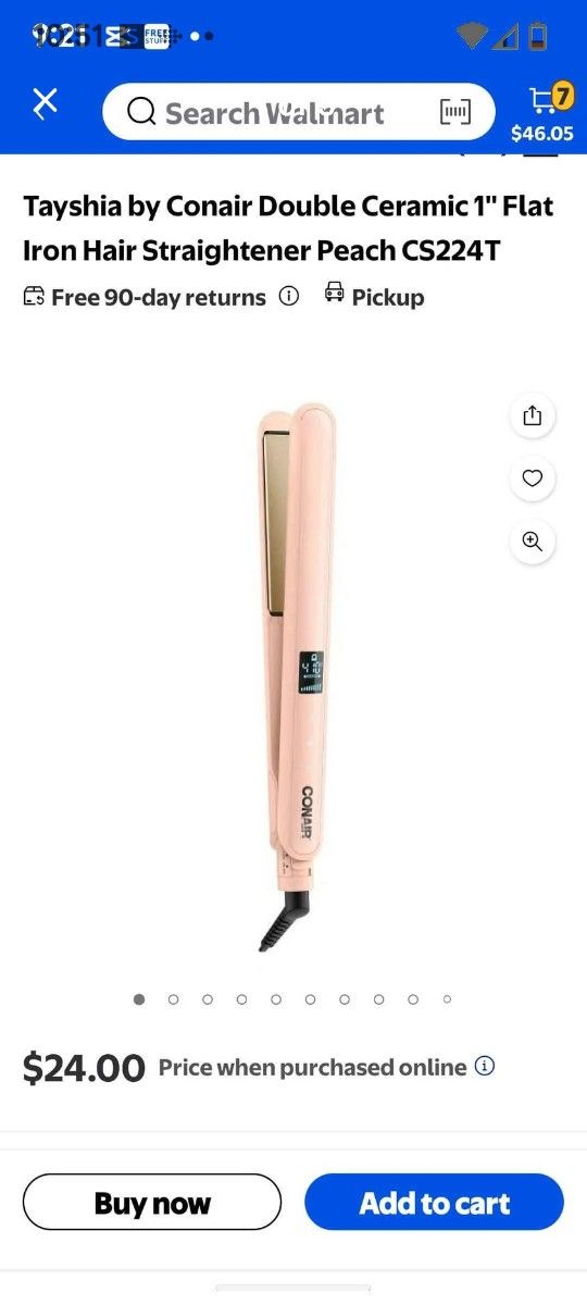 CONAIR hair Straightener 