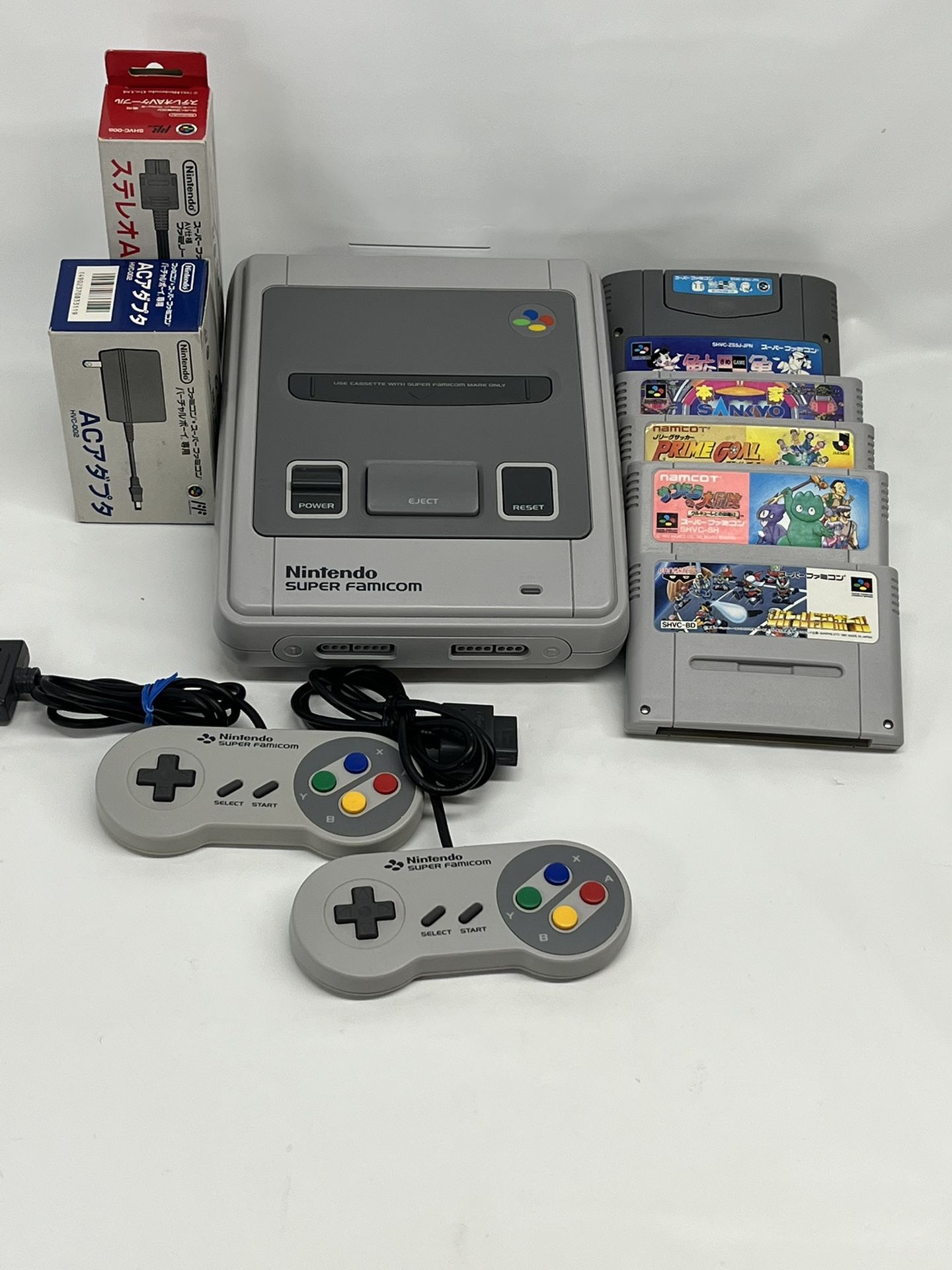 Nintendo Super Famicom Japanese SNES Bundle With Games SFC