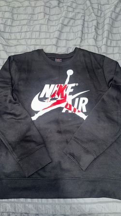 Nike Air Jordan Crewneck Sweatshirt Black