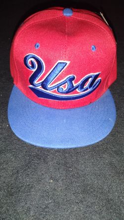USA snap back hat brand New