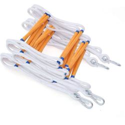 Emergency Fire Escape Ladder 10M Flame Resistant Safety Extension Rope Ladder 