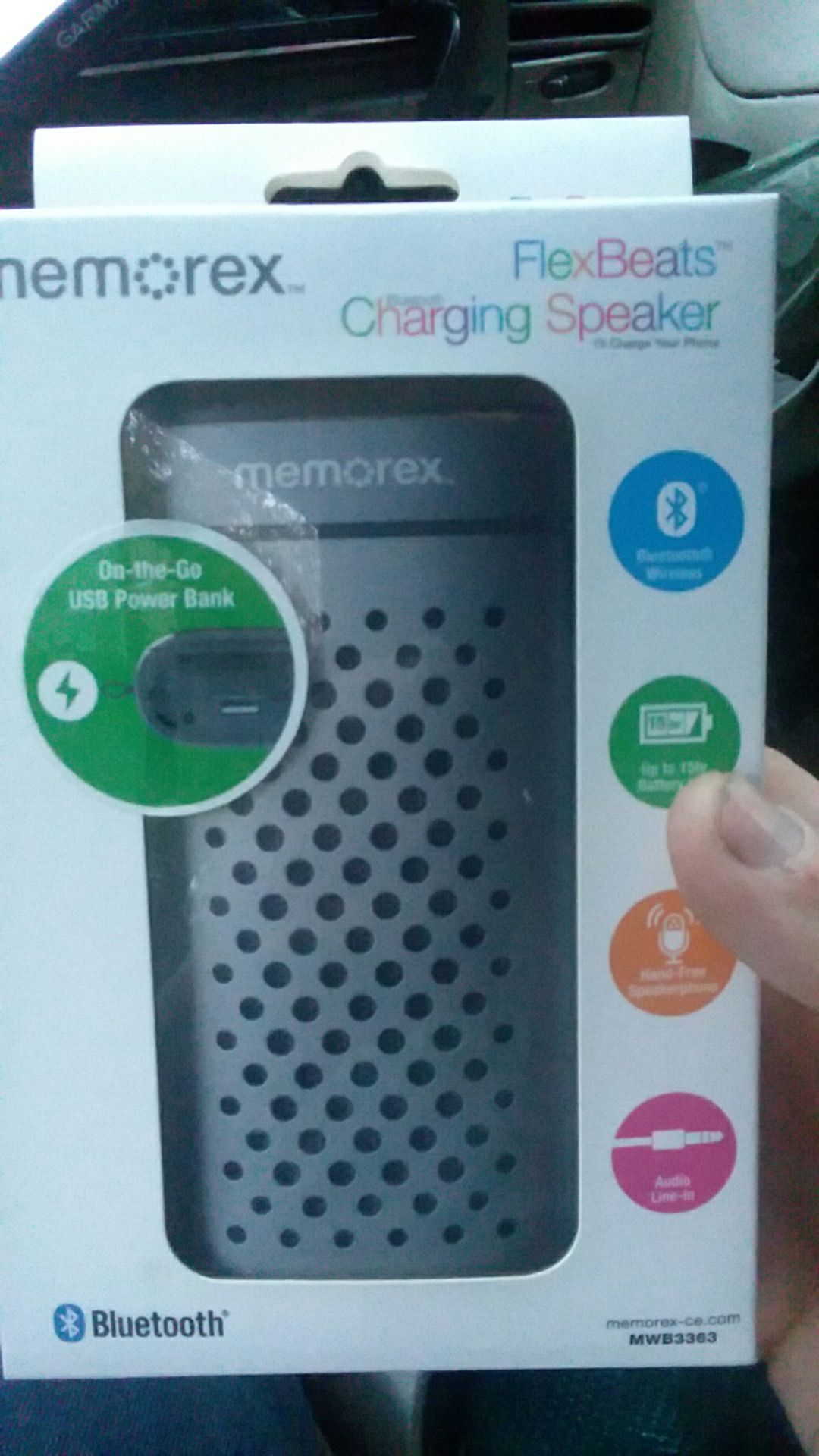 Memorex Flex Beats Bluetooth Charging speaker