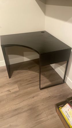 IKEA Micky Corner Computer Desk  Black 39” x39”