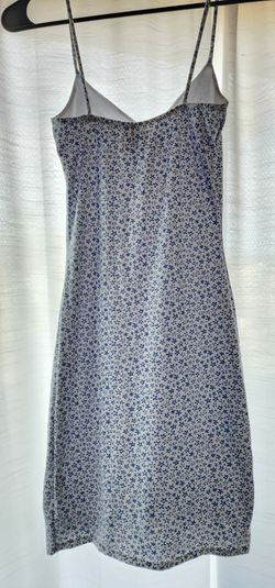 Windsor dress Blue Floral Spaghetti Strap Mini Dress size small