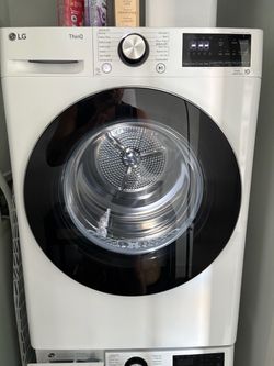 LG ThinQ Front Load Dryer White
