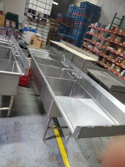 Stainless Steel Sink 3 Bay