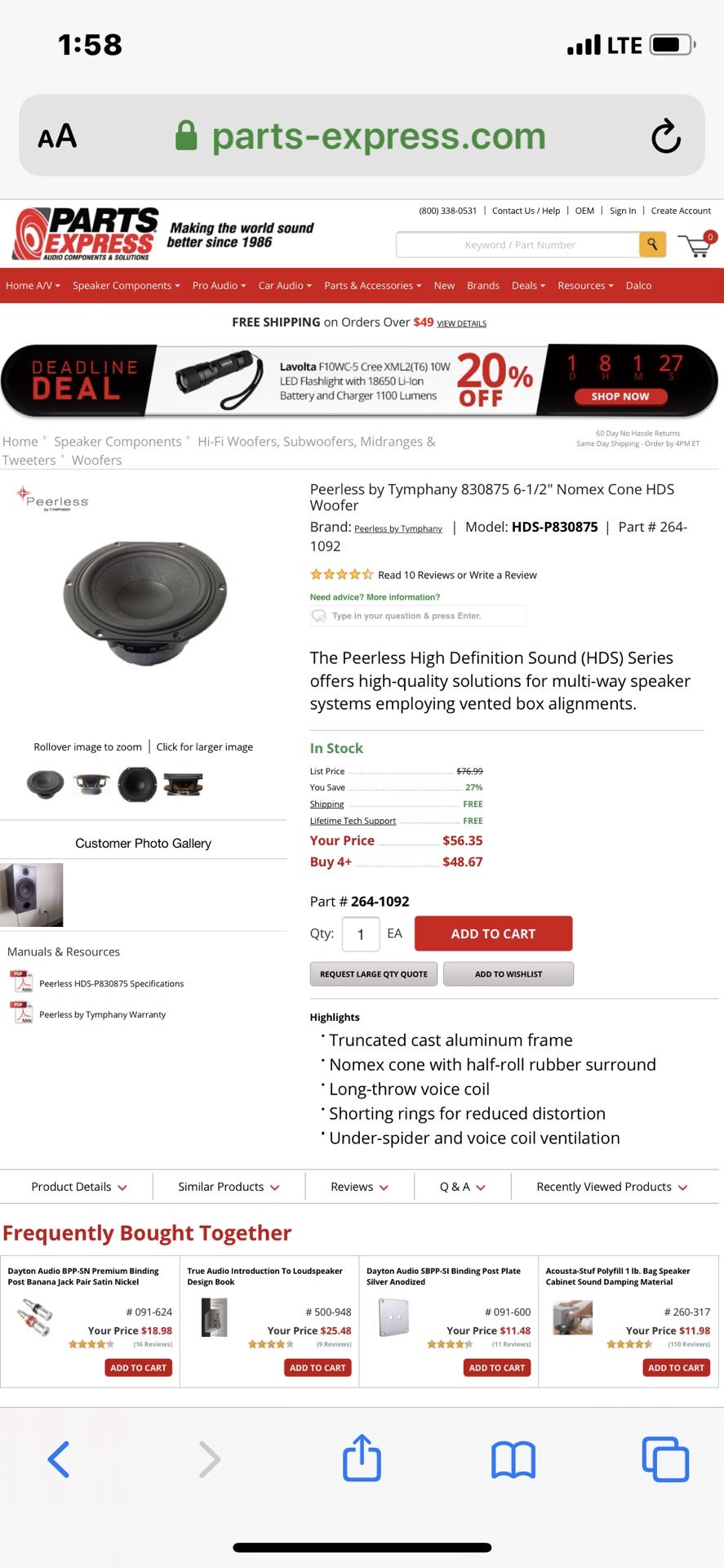 Peerless hds series
