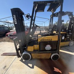 2015 Yale ERC030 3000 Ib Electric Forklift - Cushion Tires, 36V, Sideshifter - Runs & Operates