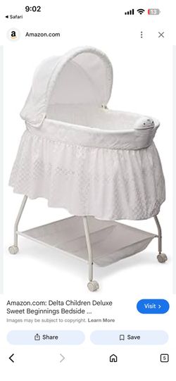 Delta Children Deluxe Sweer Beginnings Bassinet