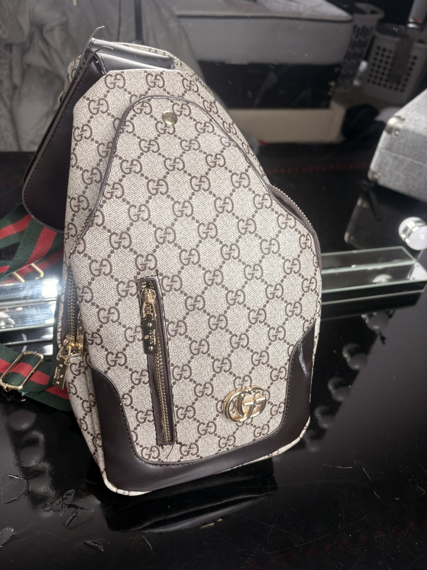 Authentic Gucci GG crossbody bag