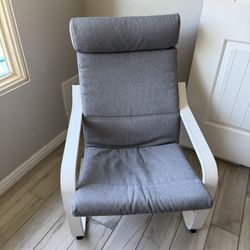 IKEA POANG Fabric Rocking Armchair