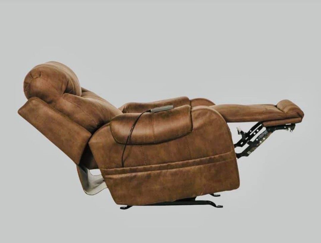 Catnapper Therapeutic Massage Comfort Coil Charcoal Recliner Fast