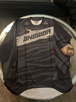 Answer Racing Black And Charcoal Jersey (L)