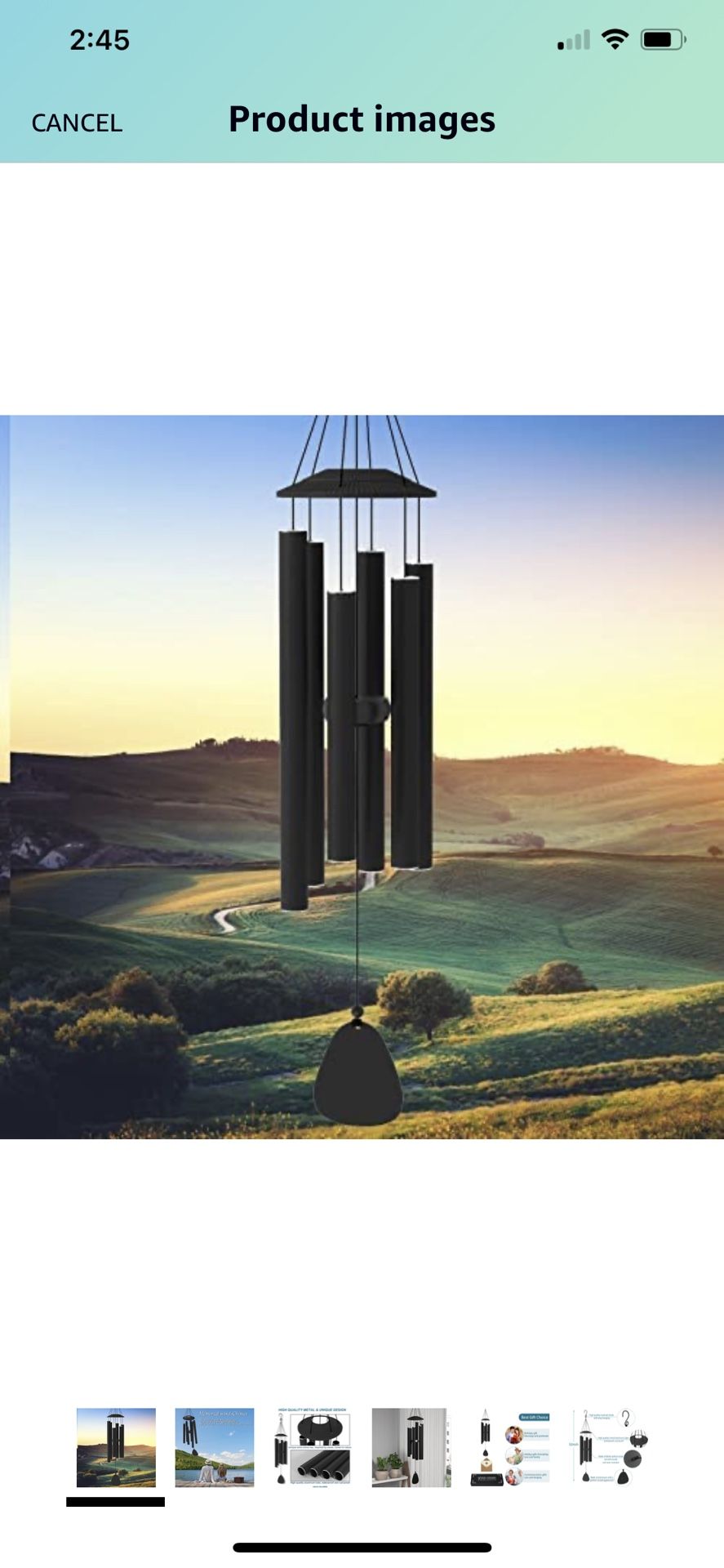 32" Outdoor -Decor -Garden -Large-Wind Chimes .Wind Chimes for Loss of a Loved,Memorial Sympathy Gift for Mom, Grandma, Wife, Friend. Beautiful Large