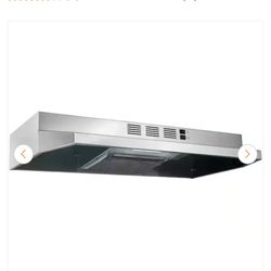 AKDY 36-in Stainless Steel Under Cabinet Range Hood with Charcoal Filter