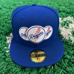 John Geiger MLB Misplaced Series Los Angeles Dodgers Fitted Hat 7 1/2