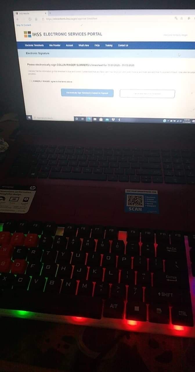 Hp Gaming Laptop And Light Up Keyboard