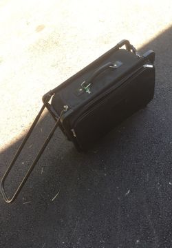 USL Briefcase Laptop Case Rolling Wheels Business Black Travel Bag Tutto