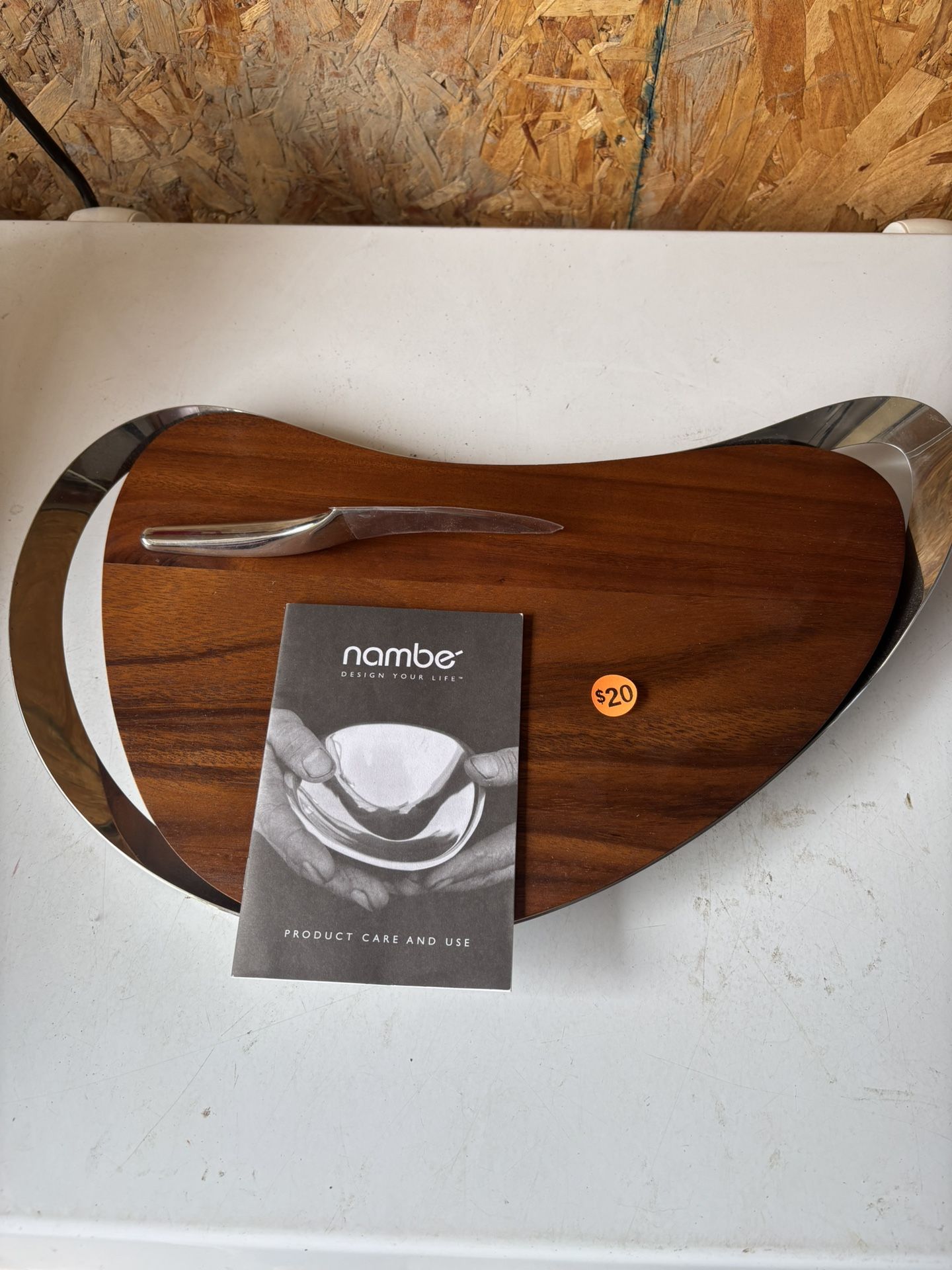 Cheese Board With Knife