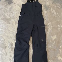 Quicksilver snowboard ski  bibs youth L /14