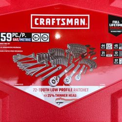 Craftsman Mechanics Tool Set 159 Pieces 