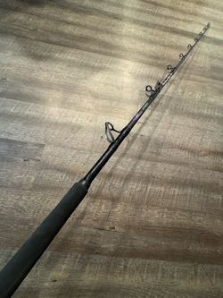 Phenix Hybrid Black Diamond 7’ 4XH conventional salt water fishing rod.