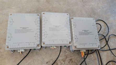 3x Heavy Duty 50A Lighting Relay Controllers - 240V Grow Light Timer Boxes