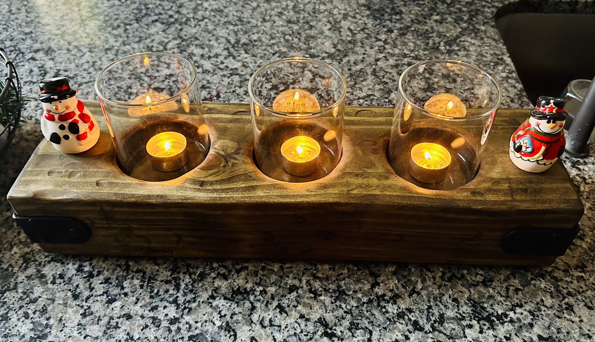 New HAND CRAFTED -Made To Order Rustic/Farmhouse Candle Holder