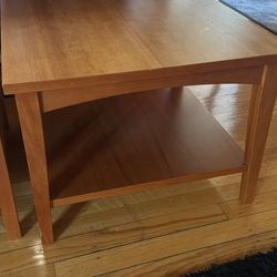 Near-Perfect Condition Wooden Side Tables
