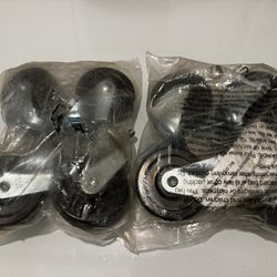 3” Caster Wheel Sets  with Locks x 2 