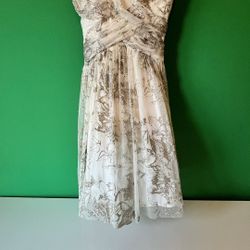 ✨ Hailey by Adrianna Papell Glitter Cocktail Dress - Size 4